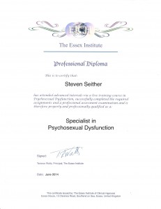 Essex Diploma - Sexual Dysfunction Specialist